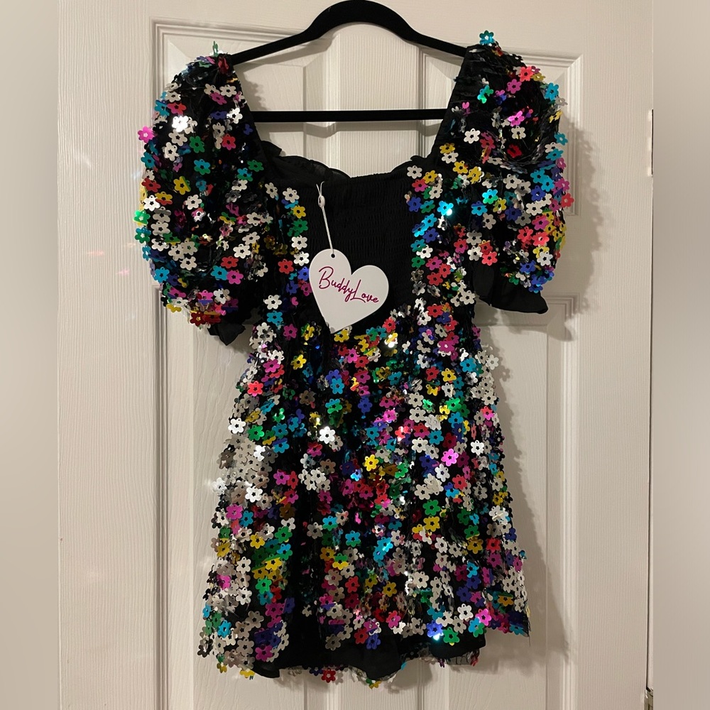 Buddy Love Flower Sparkle Dress